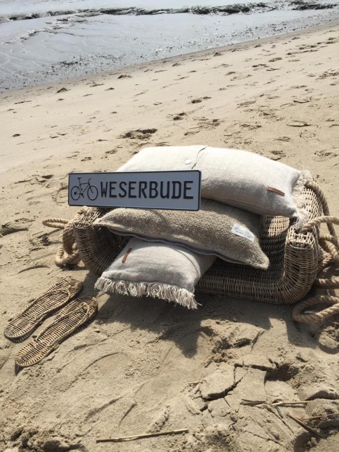 Moin !Die Weserbude Nordenham Exterior photo